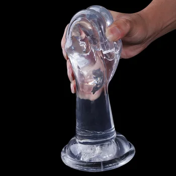 Transparent Hand /Horse Huge Dildo Thrust Vaginal Anal Masturbators Sex Toys For Women Men Strap On Big Dildos With Suction Cup 4