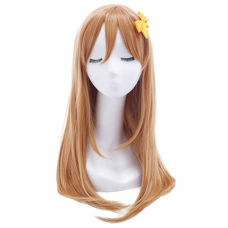 Milk Brown Парик L-email Love Live Sunshine, косплей, парики LoveLive Kanan Ruby Mari Honoka Yoshiko Riko You Watanabe, парик для косплея, синтетические волосы - Цвет: Milk Brown