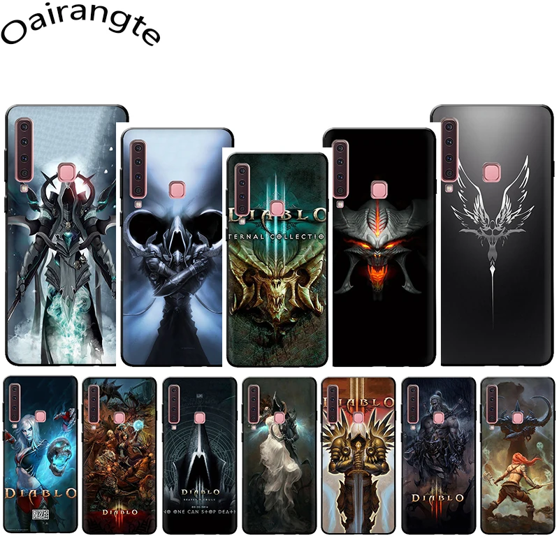 Мягкий чехол Diablo для Samsung Galaxy A5 A6 A7 A8 A9 A10S A20S A30S A40S A50S A60 A70 J6|Бамперы| |