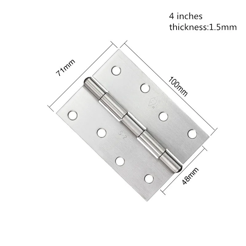 5pcs Мини-петля из нержавеющей стали, дверные петли для шкафа, коробки для ювелирных изделий, музыкальная деревянная коробка, декоративная петля, мебельная фурнитура, аксессуары - Цвет: 5pcs