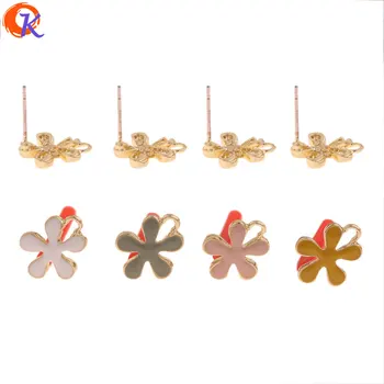 

Cordial Design 100Pcs 10*13MM Jewelry Accessories/Earrings Stud/Flower Shape/Silver Pin/DIY Making/Hand Made/Earring Findings