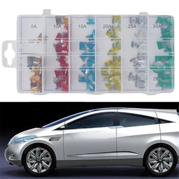 

Amp with Box Clip Assortment Auto Blade Type Fuse Set Truck