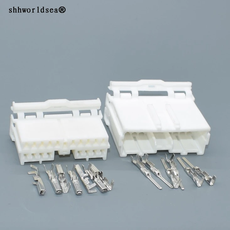 

shhworldsea 18pin 2.0mm female male auto unsealed plug connector electric wiring harness connector MG610408 7123-8385 7122-8385
