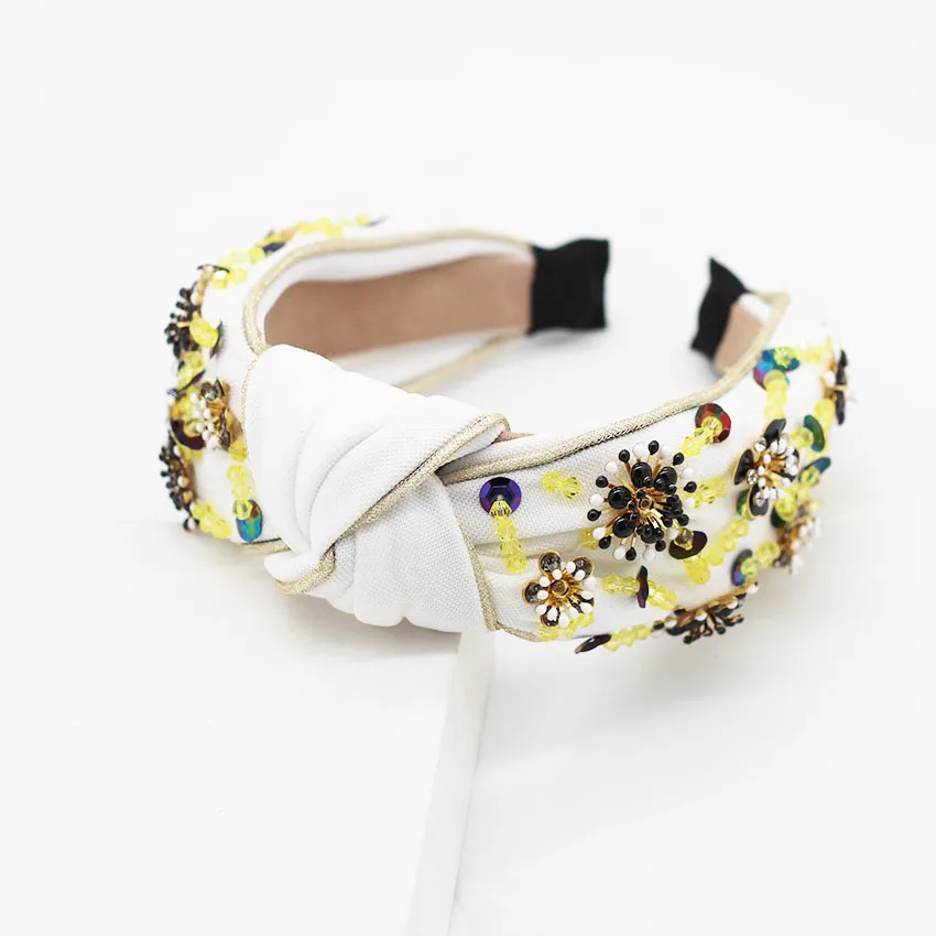New-Bohemian-simple-fabric-crystal-metal-flower-headband-casual-street-shoot-catwalk-temperament-headband-786