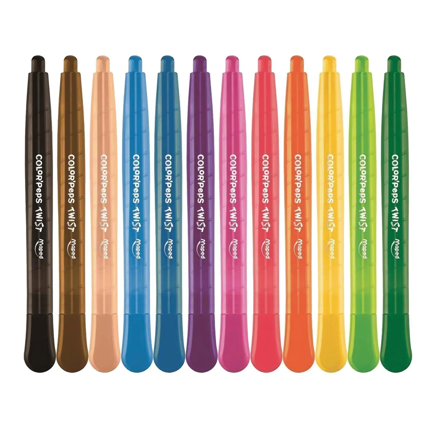 Crayons Couleurs 12 Pcs Jumbo Strong Color'Peps Maped 863312 - imychic