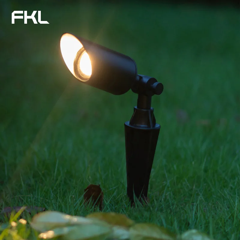 Fkl Landscape Light Outdoor Park Garden Waterproof Ground Light Tree Light Color Garden Light Shoot Tree Led Lawn Light Led Lawn Lamps Aliexpress