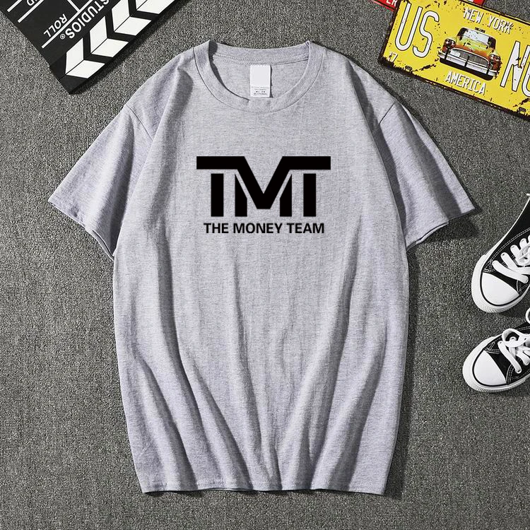 Новая модная футболка Пуловеры летние мужские футболки TMT The Money Team Печать Круглый