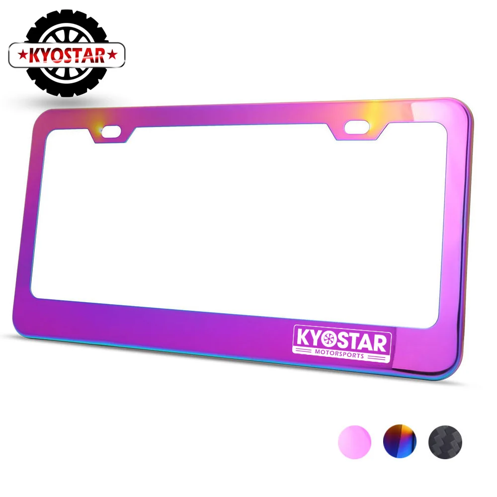 KD7047NE US stainless steel license plate frame Neochrome6