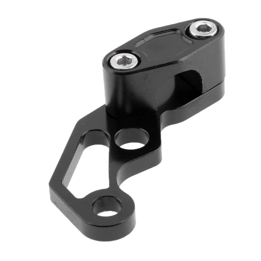 CNC Aluminum Clutch Cable Holder Clamp with Mounting Screw for Honda CB650F 2017-2018, Blue+Black