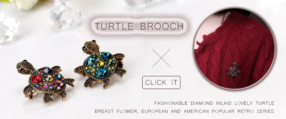 turtle brooch
