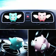 1 шт., автомобильный бочонок вентиляционное отверстие автомобильного воздуховыпускного отверстия с изображением милой свинки для автомобильной рисунок авто аксессуары для украшения интерьера освежитель воздуха внутренний аромат