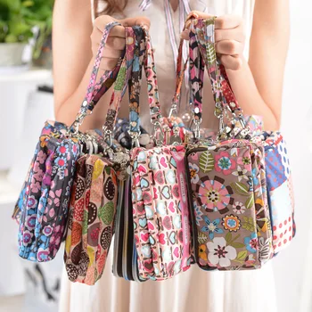 

2020 Direct Selling Rushed Wallet Fabric Zipper Lady Purses Moneybags Coin Purse Clutch Wristlet Handbag Girl Wallets Burse