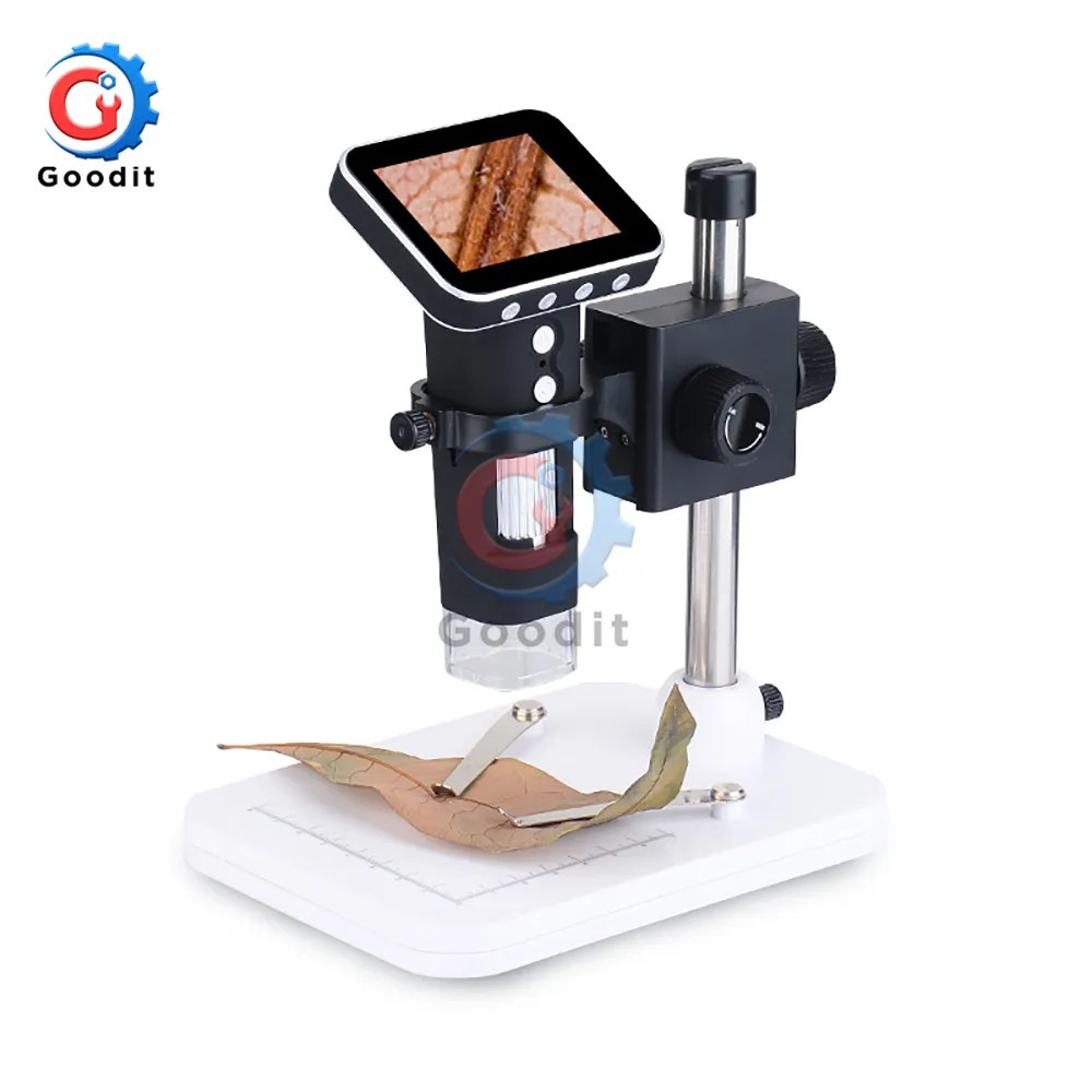 

Handheld 2.4" LCD Digital WIFI Microscope 50X-500X Magnification Zoom HD 2 Megapixels with Base Stand for Windows Mobilephone