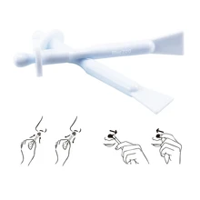 10 шт./20 шт. Профессиональный носовой инструмент для волос Портативный уход за лицом 2 в 1 Аксессуары лопатка для удаления волос Восковая Палочка