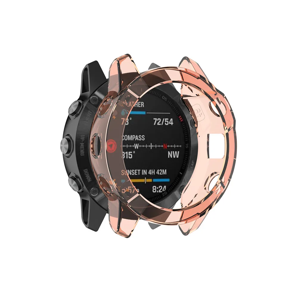 Защитный чехол s для Garmin Fenix 6 Fenix 6S 6X мягкий кристально чистый ТПУ защитный чехол рамка умные часы аксессуары оболочка