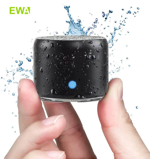EWA-minialtavoz Bluetooth A106 Pro con radiador de graves personalizado, IPX7 resistente al agua, altavoces superportátiles, caja de viaje empaquetada 1