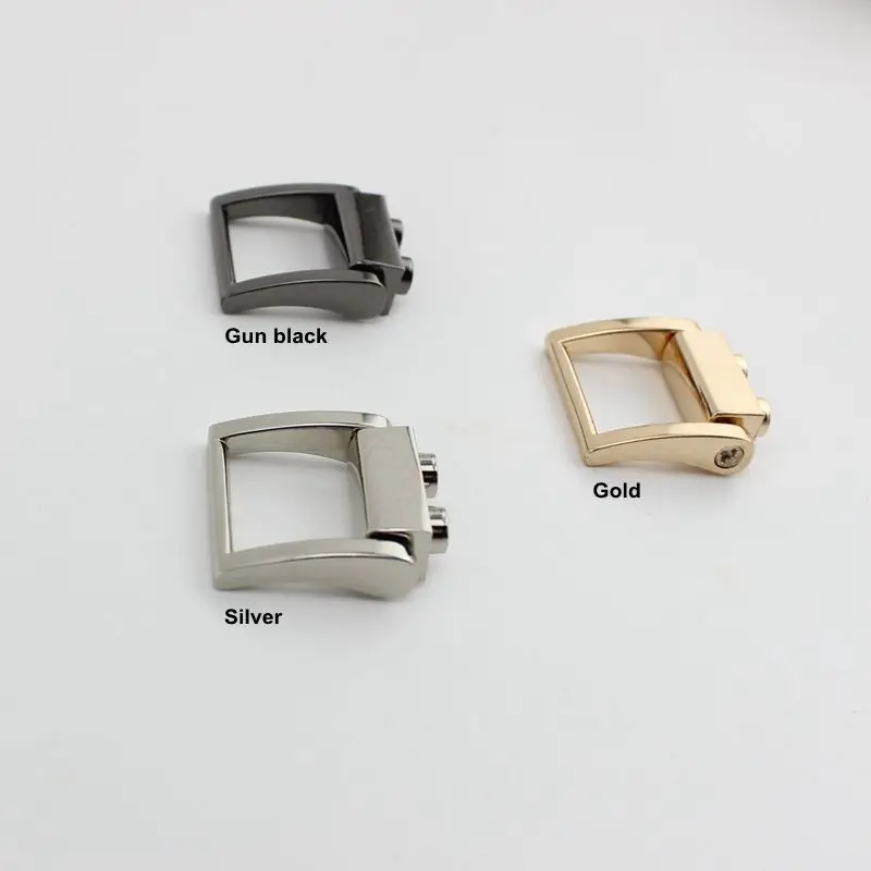 50pcs 10pcs27*25mm 4colors HIGH quality metal fitting hardware handbag/bag tassel clasp square buckle screw connector bag hanger