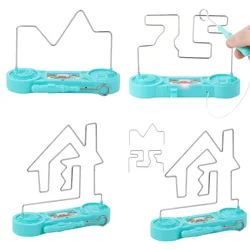 Choque elétrico labirinto brinquedo crianças choque colisão brinquedo educação elétrica toque labirinto jogo ciência experiência brinquedos para crianças presente