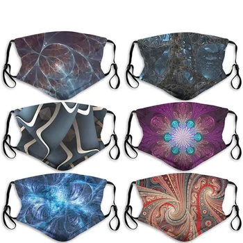 

1pc 3d Pattern Mouth maskas For Breathable Face maskers Reusable Face Shield Wind Proof Mouth Cover For Adult Print Mouth masca