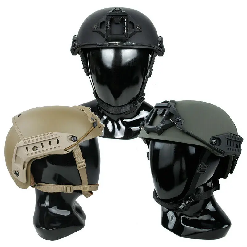 TMC-18AF 2018 Hunting Tactical Airsoft AF Helmet With Shroud No Mark Ver