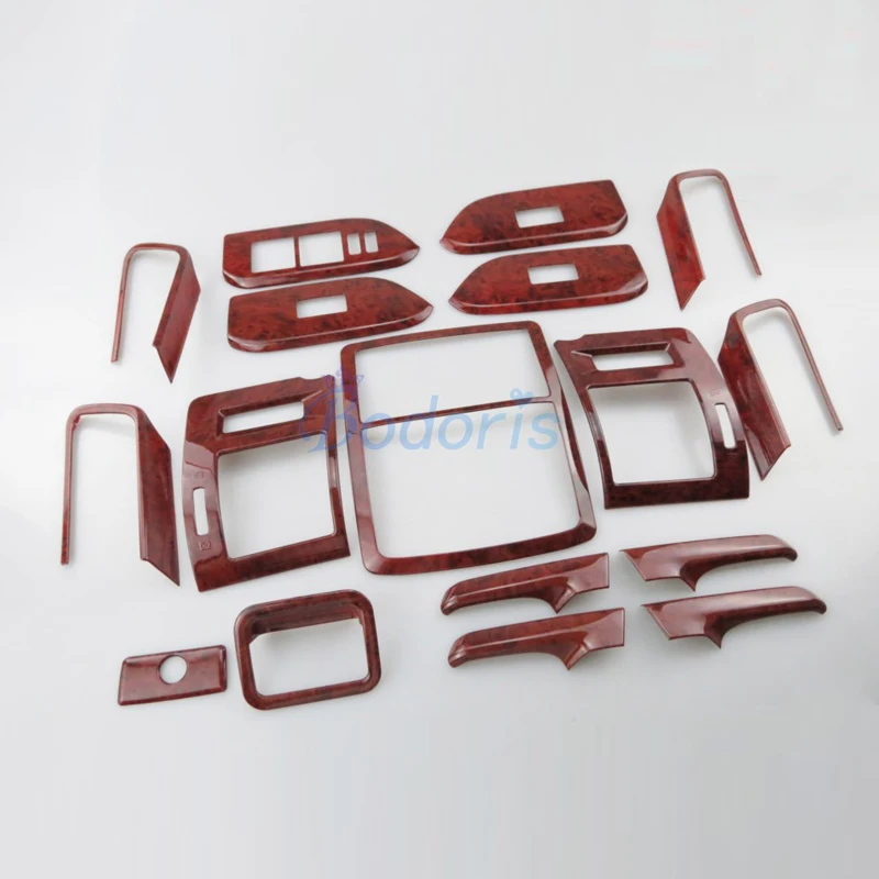 

For Toyota Land Cruiser Prado FJ150 2010-2017 2018 Interior Wooden Reading Lamp Handle Bowl Cover Trim Prado Accessories