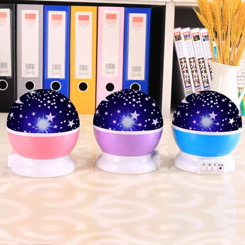 

Baby Night Lights Moon Star Projector 360 Degree Rotation 5Color Changing Night Lighting Lamp for Child Kids Bedroom Decor Gifts