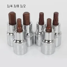 Торцевой ключ с метрической головкой, Набор торцевых головок, Набор торцевых головок, болт, шестигранник Аллен, гаечный ключ, втулка с головкой, Трещоточный ключ 1/" 3/8" 1/2"