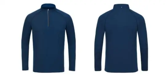blue XL Новая мужская Спортивная футболка xiaomi, быстросохнущая, теплая, высокоэластичная, дышащая, светоотражающая, с длинными рукавами, умный дом - Цвет: blue XL