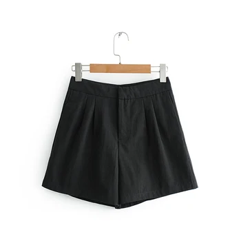 

VomVoa 2020 spring new European and American style casual loose A word version of multi-color slim shorts 1064