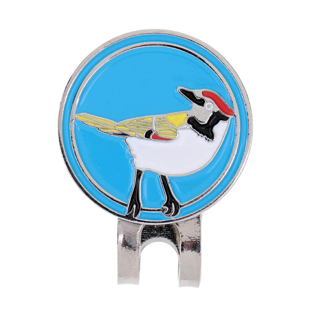 2pcs Golf Ball Marker Magnetic Hat Clip Stylish Cap Clip Gift Poker Card