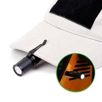 

Mini Cap Light Flashlight 160 Lumens Strong Magnet LED Compact Flashlight with AA Battery for Camping Fishing Daily Life