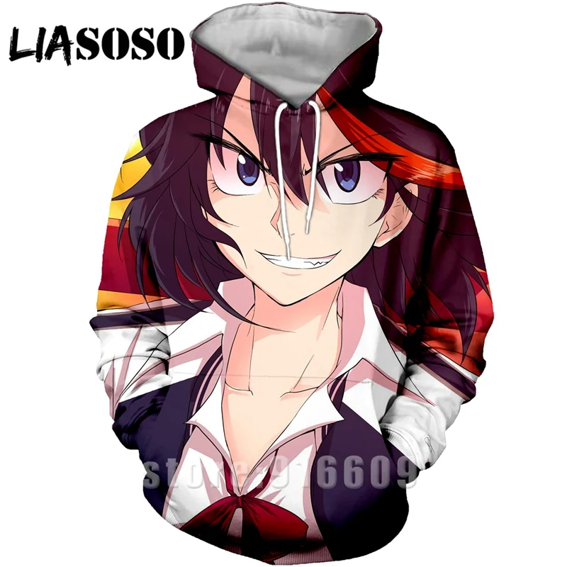 3 Kill la Kill толстовки с изображением героев комиксов хип-хоп худи с 3D принтом Modis мужские и женские толстовки забавные новые спортивные костюмы модные пальто пуловер - Цвет: 3