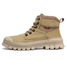 Golden Sapling Tactical Men's Boots Classics Tooling Shoes Fashion Platform Men Casual Footwear Vintage Leisure Military Boots 
