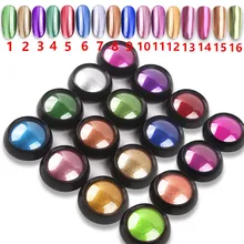 Nails Art Dip порошок для ногтей Блеск для ногтей голографический лак для маникюра сухой хромированный пигмент погружающийся порошок e9