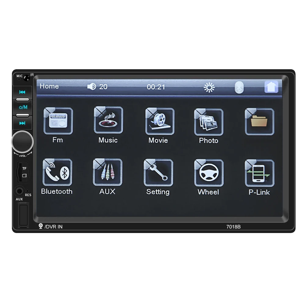 car radio installation near me Podofo Car Radio Autoradio 2Din 7" HD Car Multimedia player Audio Stereo Touch Screen auto MP5 Player Bluetooth TF USB FM camera pioneer car stereo