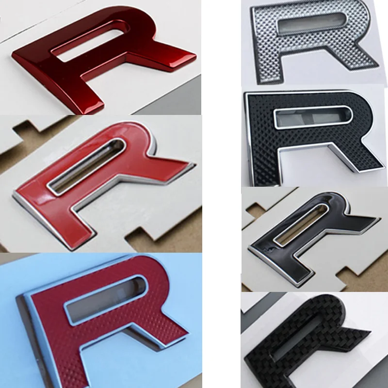 

Chrome Edge Letters Emblem for RANGE ROVER Evoque Velar SV Autobiography Car Styling Hood and Trunk Logo Badge Sticker Black Red