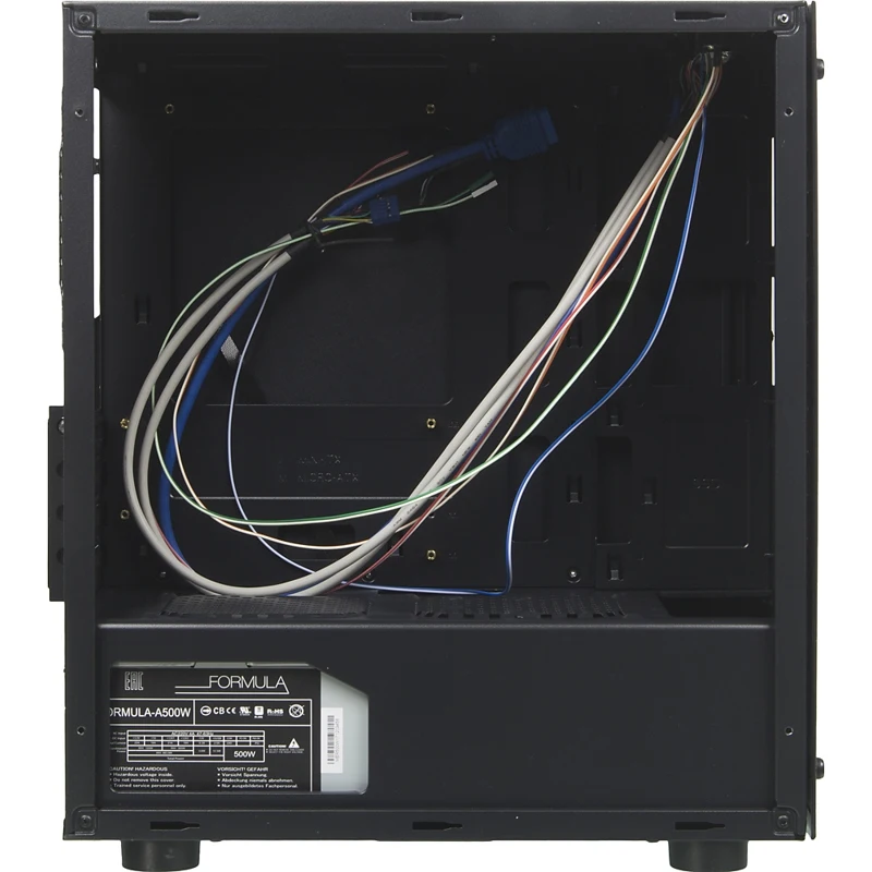 Корпус Formula FA-703B черный 500W mATX 2xUSB2.0 1xUSB3.0 audio bott PSU