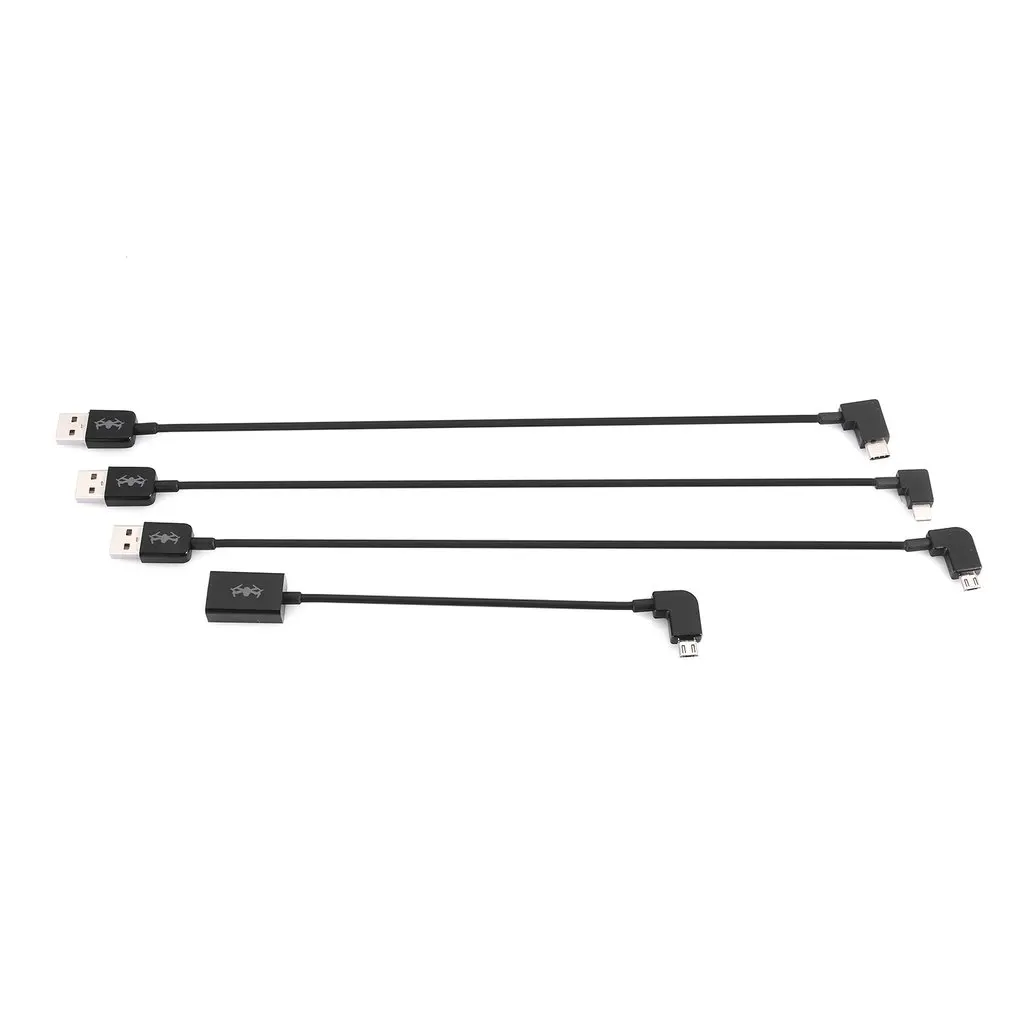 

USB OTG Cable to Type-C Micro USB Data Cable Line for DJI Mavic Pro Air Spark Drone Remote Controller