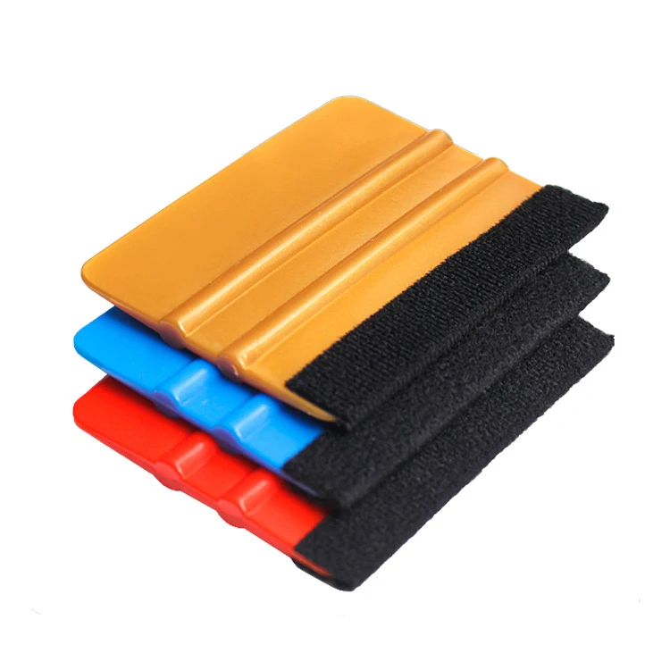 

10 шт. Автомобильная наклейка, пленка, инструмент, большой двусторонний скребок, жесткий скребок для цветной пленки, квадратный товар, автомобильные аксессуары