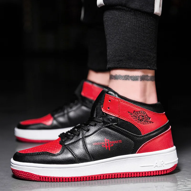 

Large Size Men Hight-top MEN'S Casual Shoes Korean-style Trend Hip Hop Hip Hop Fashion Mixed Colors Sport Sneakers