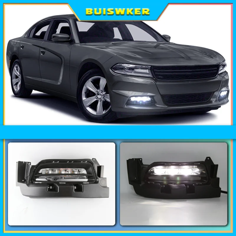 2 шт. светодиодный ные фары для Dodge Charger 2015-up Автомобильные ангельские глазки