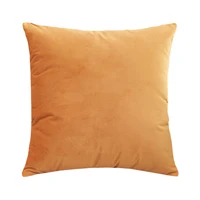 Taie d'oreiller en velours hollandais, taille personnalisée, 40/45/50/55/60cm, couleur unie, housse de coussin pour lit, canapé, voiture, décoration de la maison 5