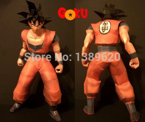 Paper Model Anime Goku 3D paper puzzles diy toys | Игрушки и хобби
