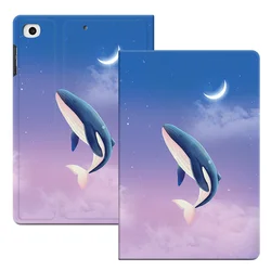 Cartoon Magnet Kids Case - Smart Magnetic Flip Stand Cover for M5 Lite 10.1 (Jing yu)