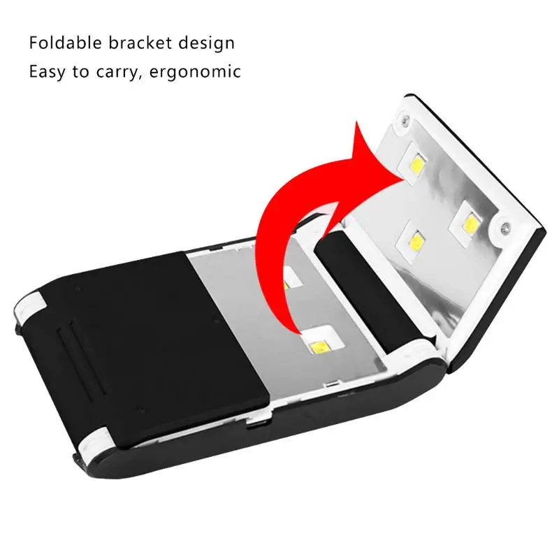Складной 36 Вт УФ Сушилка для ногтей гель светодиодный светильник для отверждения лампа зарядка через usb маникюрный станок F42B