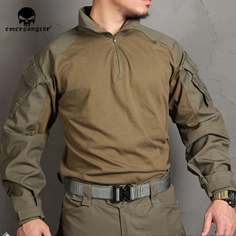 Emersongear G3 Combat Tactical Shirt Upgraded Version Mens BDU Sports Slim Fit Duty Tops Genuine Multicam