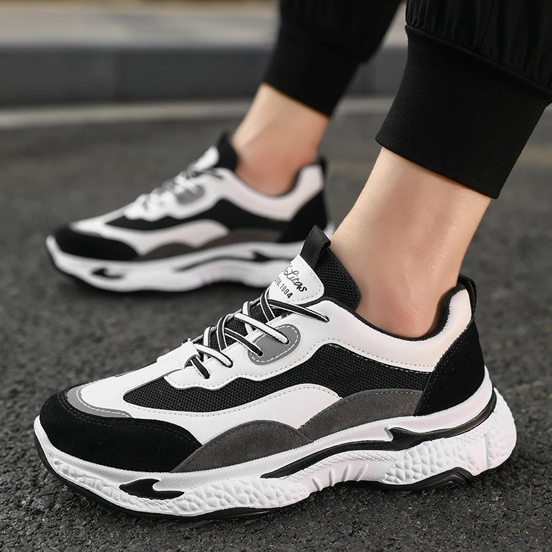 

Men Sneakers Breathable Fashion Men Jogging Sneakers Shoes Chunky Comfortable Shoes Male Outdoor Walking Footwear Mesh Masculio