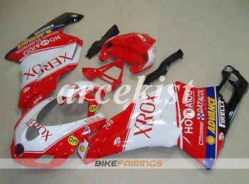 

High quality New ABS Motorcycle fairing kit fit for Ducati 749 999 05 06 2005 2006 injection mold fairings set Red White