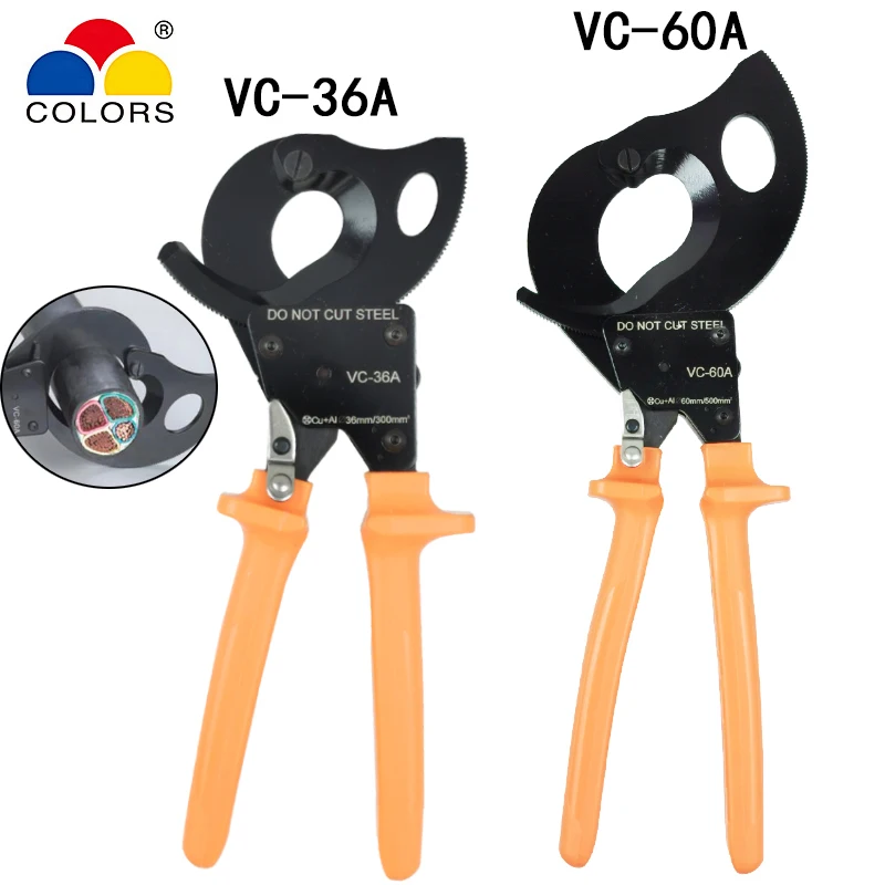 

Ratchet pliers cable cutting for 500mm2 copper and aluminum cables tools high-grade special steel Cut harden electrician tools
