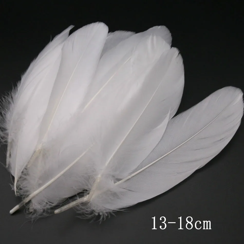 Goose Feathers Handwork Accessories White Feather Decorations 20